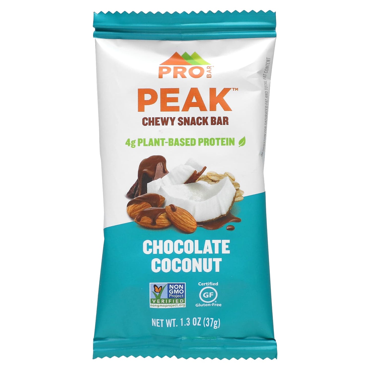 ProBar, Peak, Chewy Snack Bar,  Chocolate Coconut, 12 Bars, 1.3 oz (37 g) Each