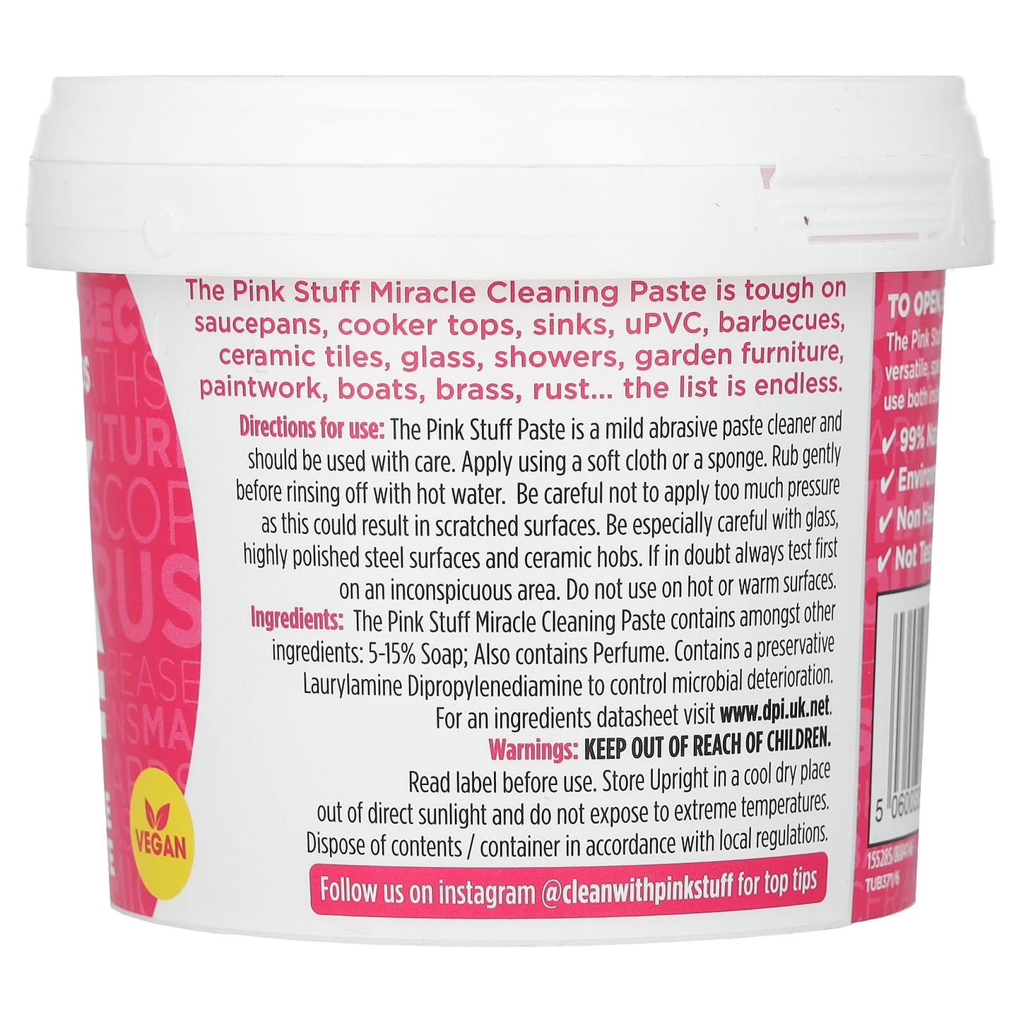 The Pink Stuff, The Miracle Cleaning Paste , 17.6 oz (500 g)