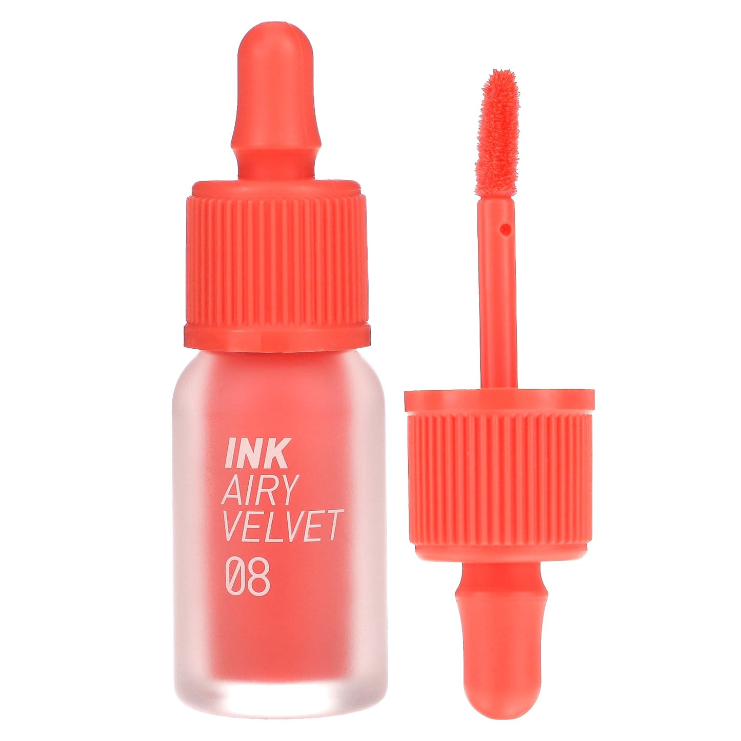 Peripera-Ink Airy Velvet Lip Tint-08 Pretty Orange Pink-0.14 oz (4 g)