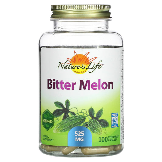 Nature's Herbs-Bitter Melon-525 mg-100 Vegetarian Capsules