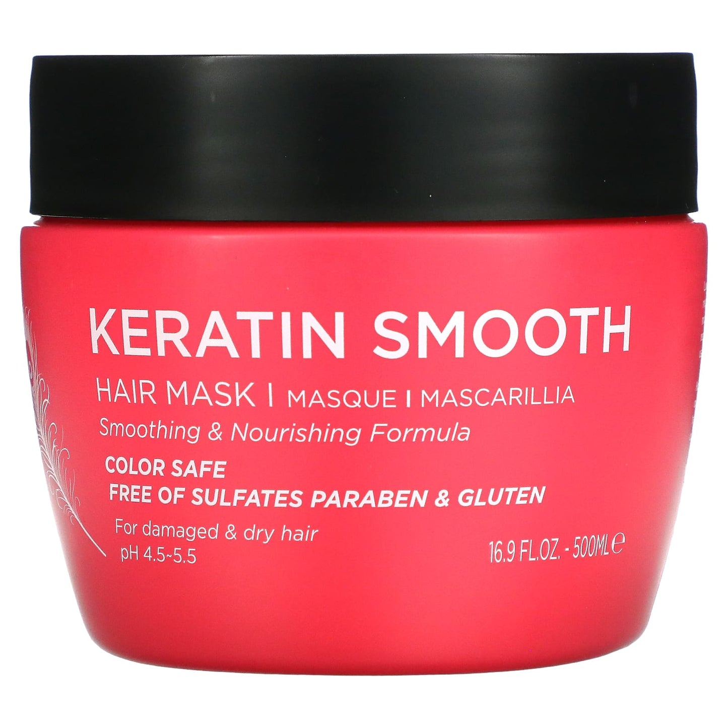 Luseta Beauty-Keratin Smooth-Hair Mask-16.9 fl oz (500 ml)