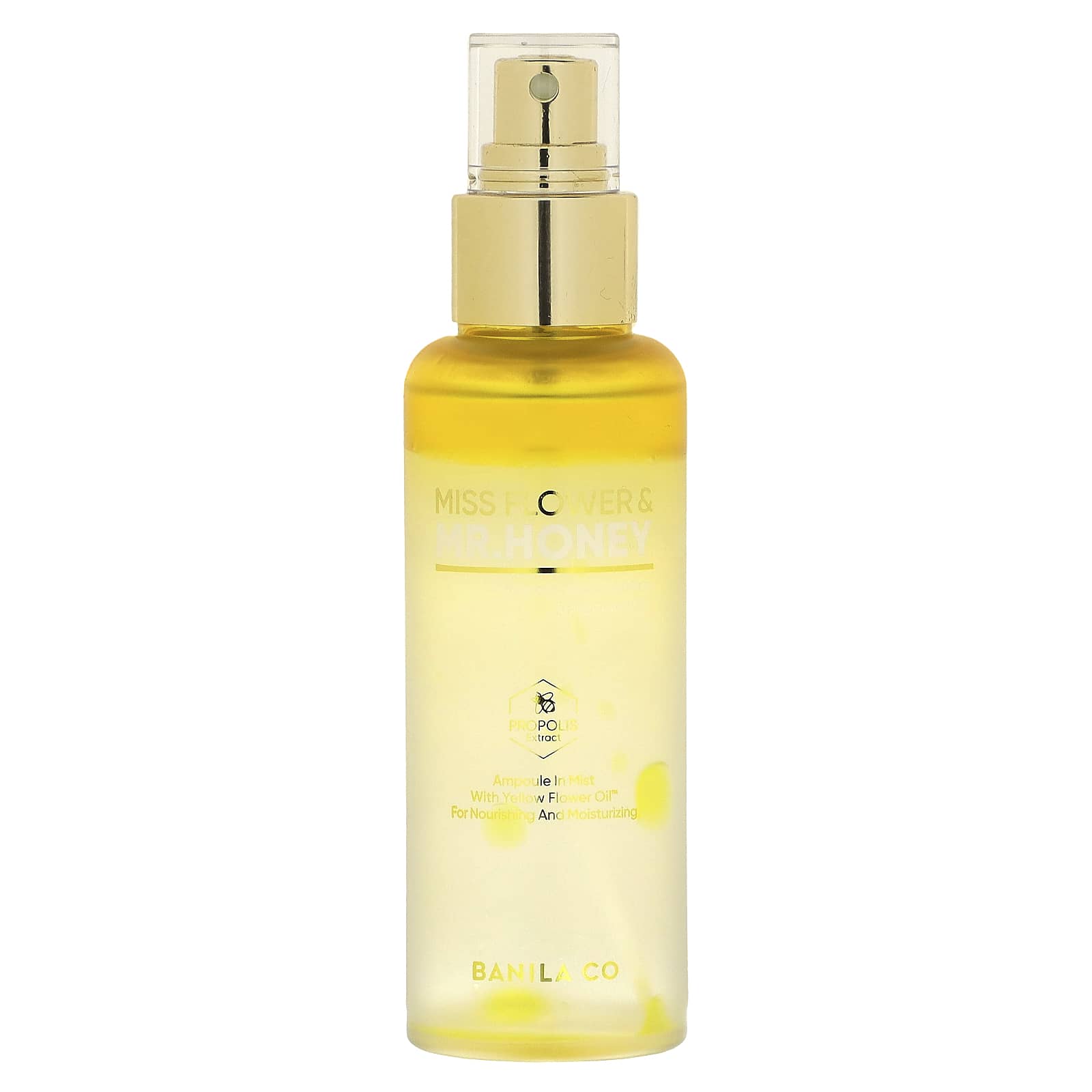 Banila Co-Miss Flower & Mr. Honey Propolis Rejuvenating Ampoule Mist-3.34 fl oz (99 ml)