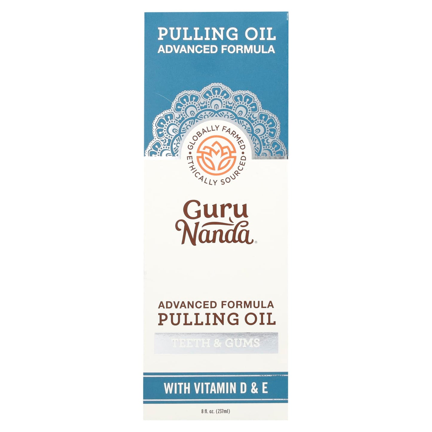 GuruNanda, Advanced Formula Pulling Oil, Teeth & Gums, 8 fl oz (237 ml)