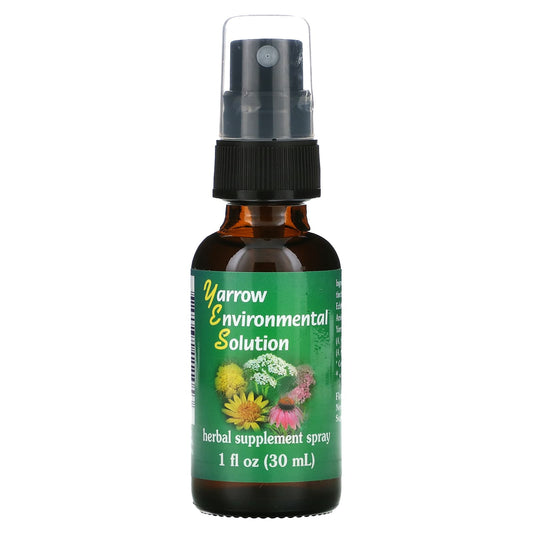 Flower Essence Services-Yarrow Environmental Solution Spray-1 fl oz (30 ml)