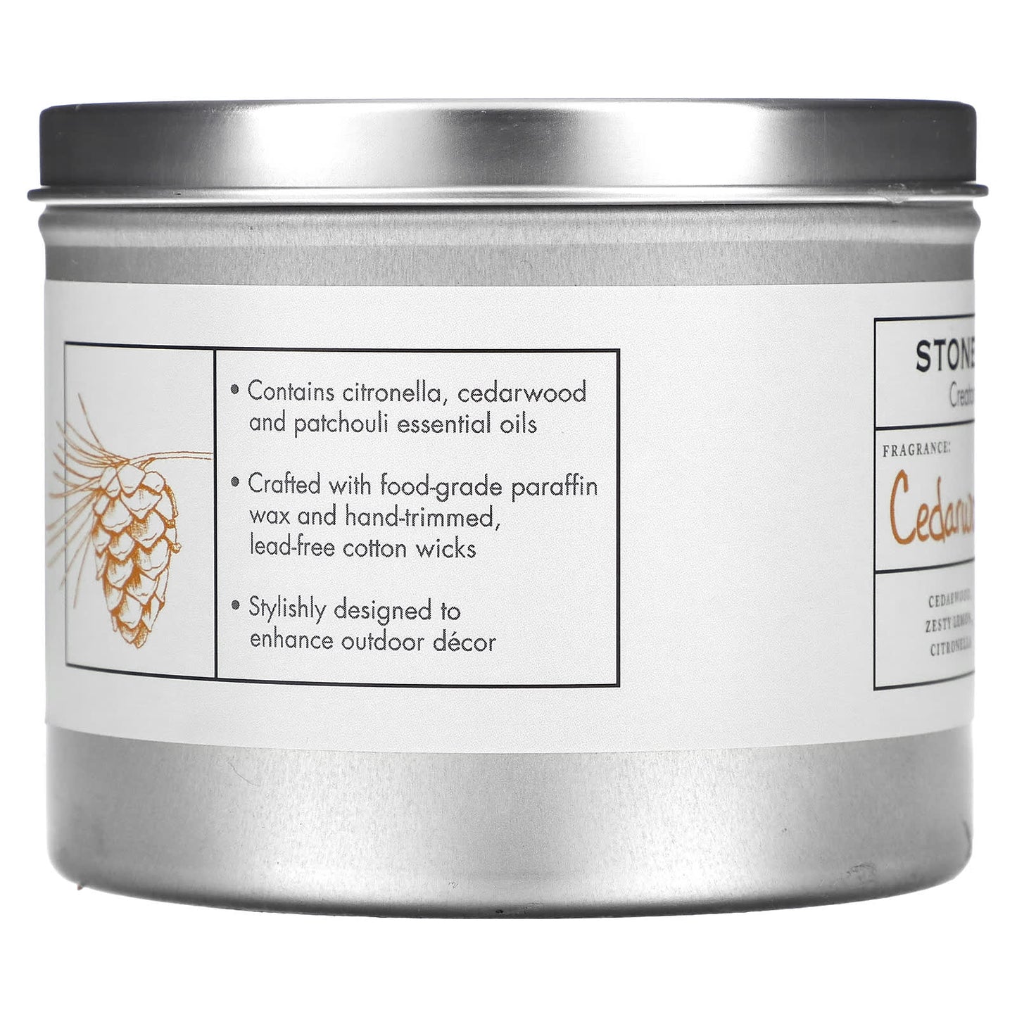 Stonewall Kitchen, Home Candle, Cedarwood Citronella, 11 oz (311 g)