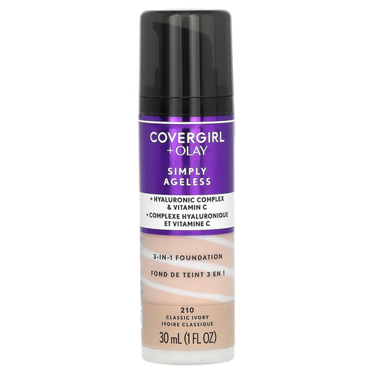 Covergirl-Olay Simply Ageless-3-in-1 Foundation-210 Classic Ivory-1 fl oz (30 ml)