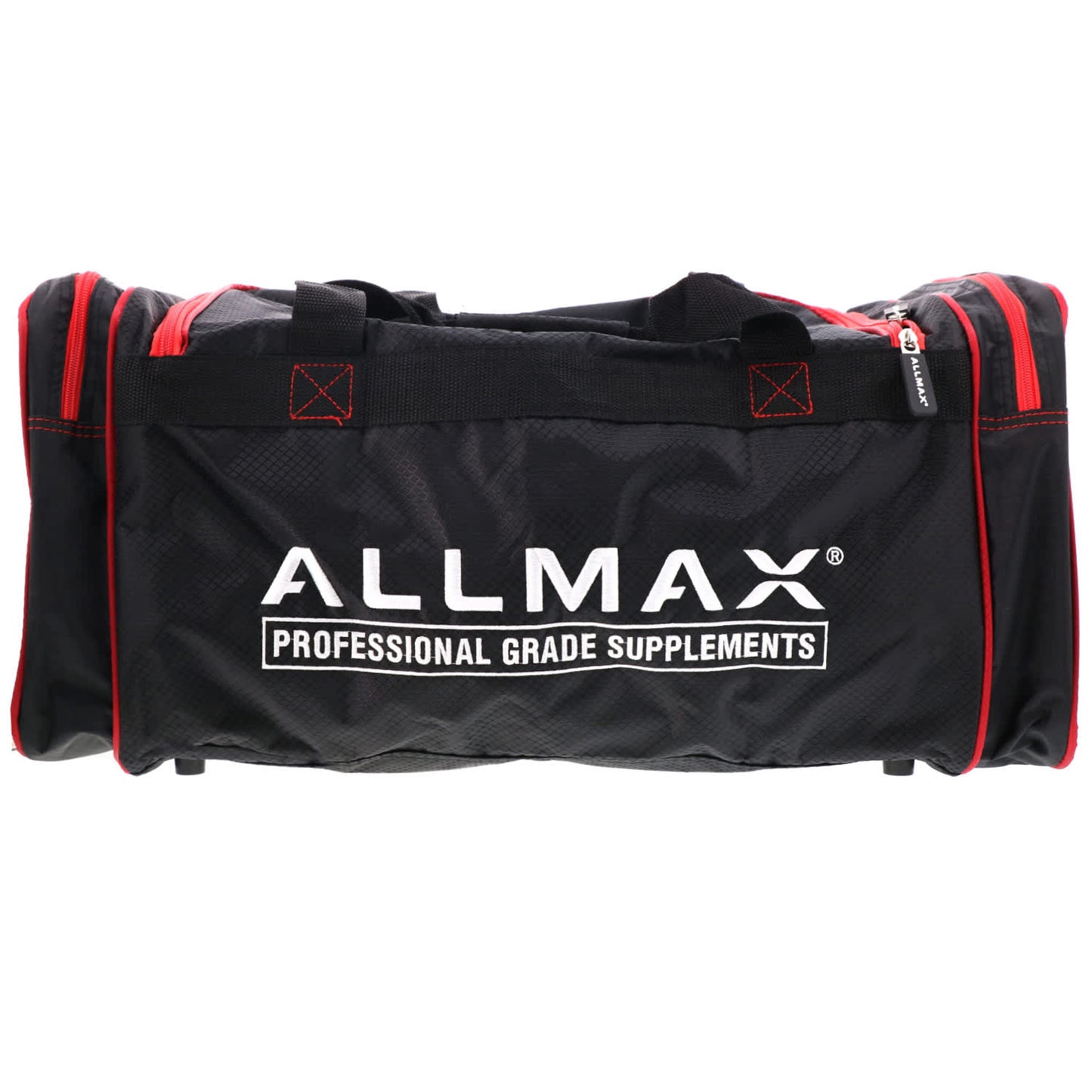 ALLMAX, ALLMAX Premium Fitness Gym Bag, Black & Red, 1 Bag