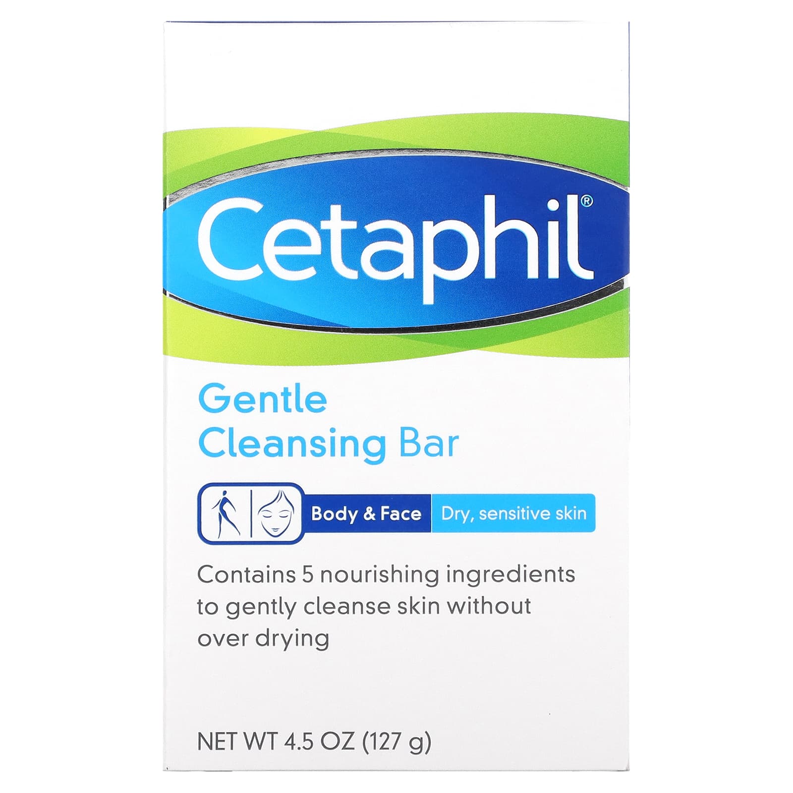 Cetaphil-Gentle Cleansing Bar-4.5 oz (127 g)