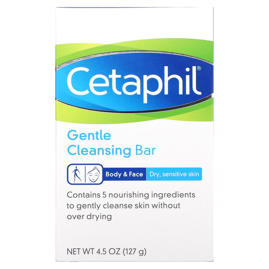 Cetaphil-Gentle Cleansing Bar-4.5 oz (127 g)