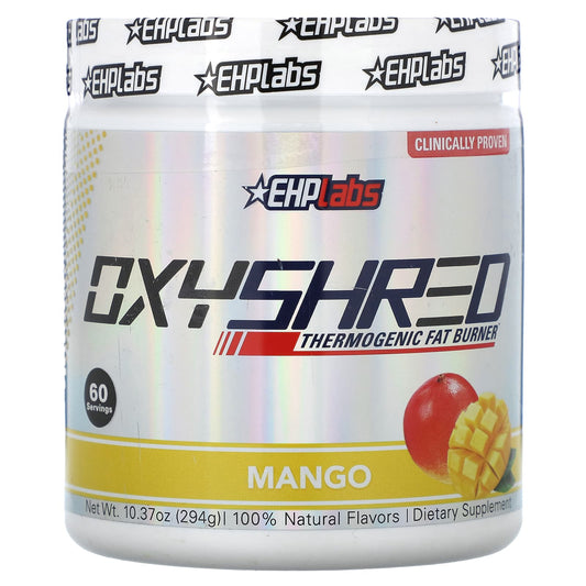 EHPlabs-OxyShred-Thermogenic Fat Burner-Mango-10.37 oz (294 g)