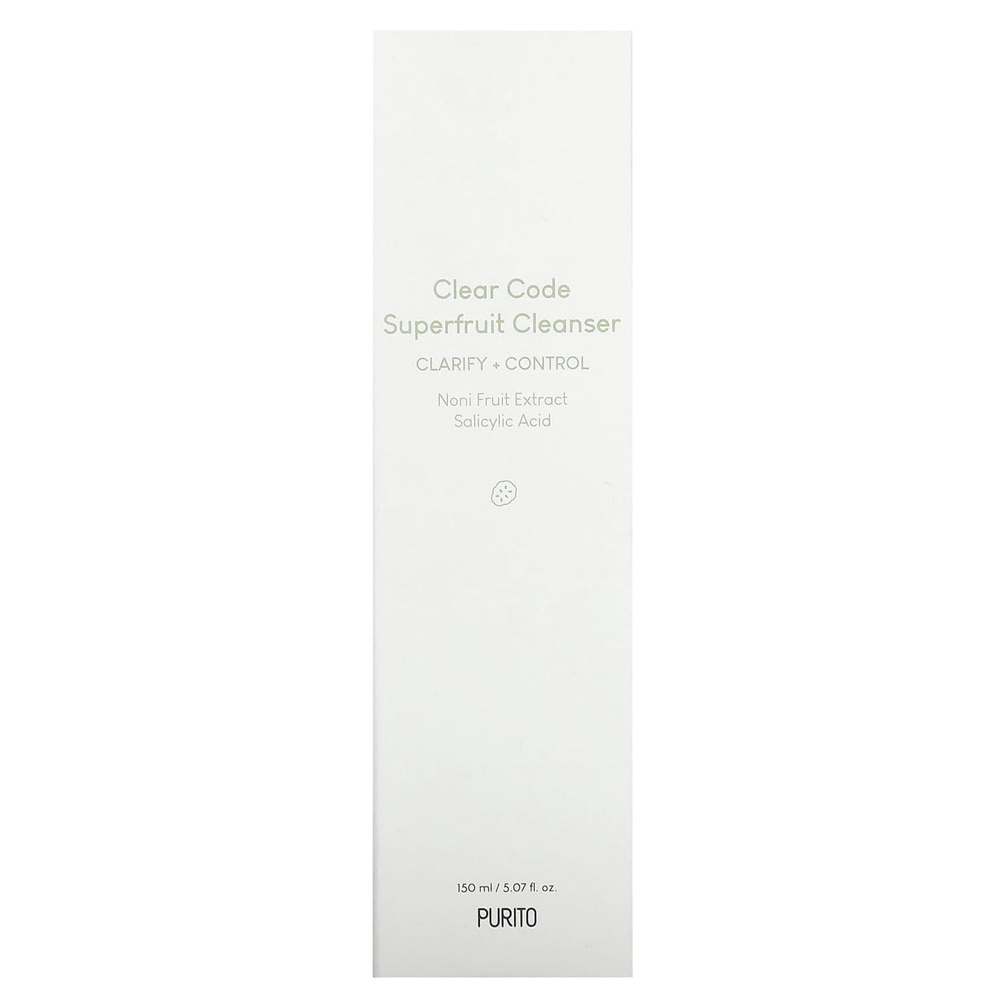 Purito, Clear Code Superfruit Cleanser, 5.07 fl oz (150 ml)