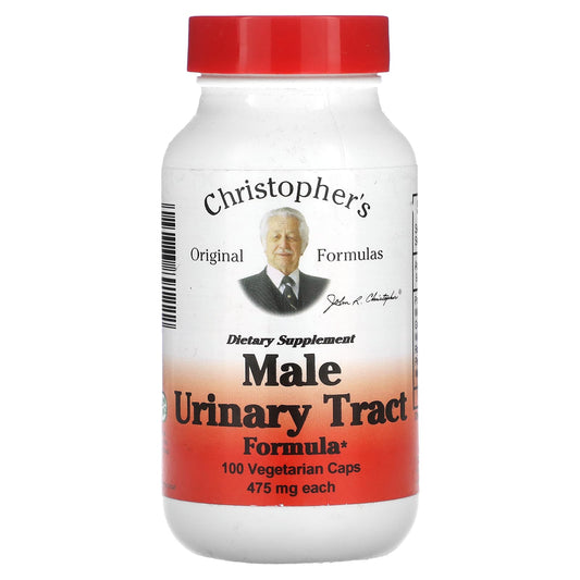 Christopher's Original Formulas-Male Urinary Tract Formula-475 mg-100 Vegetarian Caps