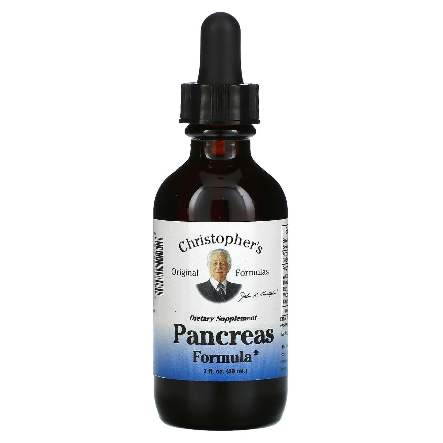 Christopher's Original Formulas-Pancreas Formula-2 fl oz (59 ml)