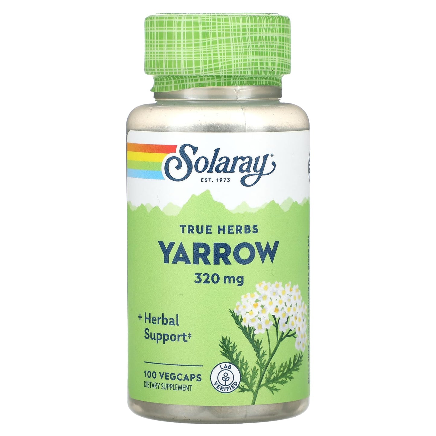 Solaray-True Herbs-Yarrow-320 mg-100 VegCaps