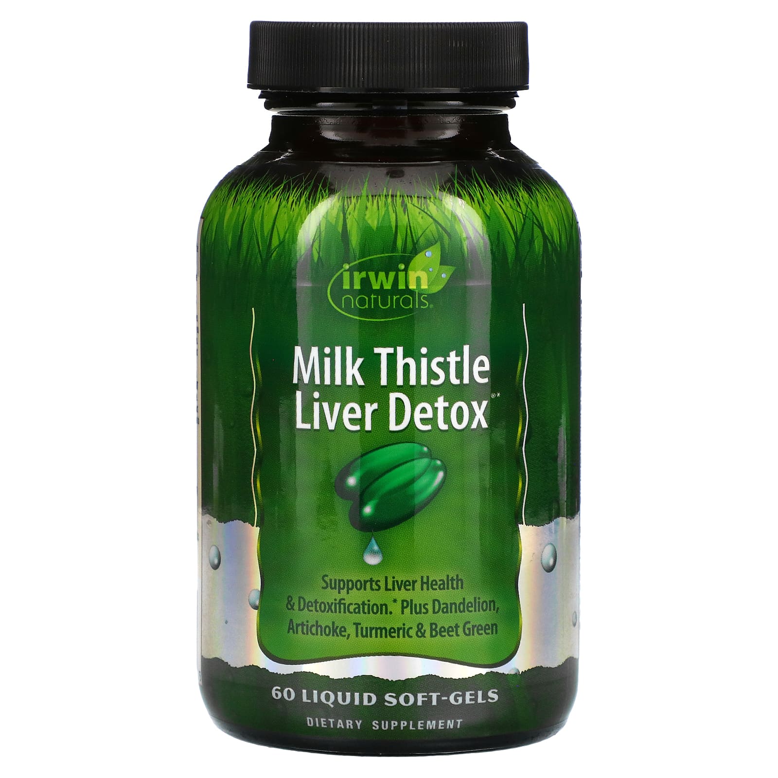 Irwin Naturals-Milk Thistle Liver Detox-60 Liquid Soft-Gels