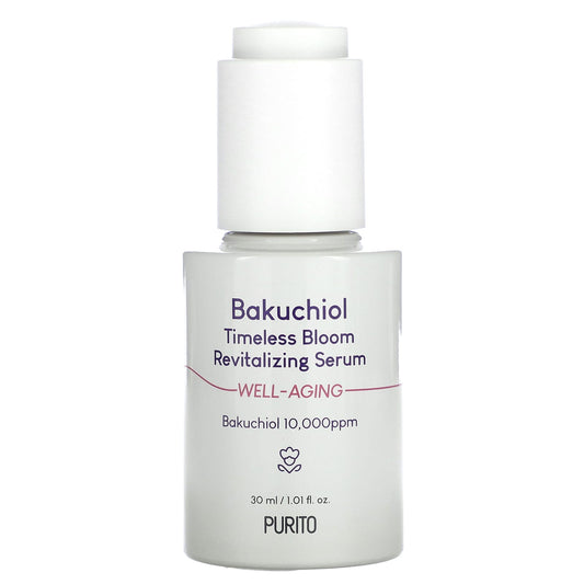 Purito-Bakuchiol Timeless Bloom Revitalizing Serum-1.01 fl oz (30 ml)