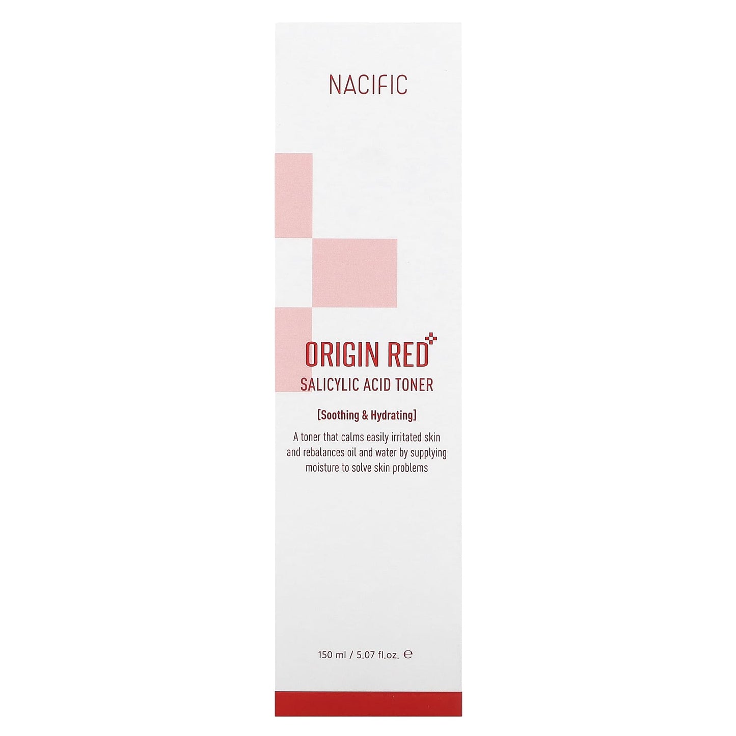 Nacific, Origin Red, Salicylic Acid Toner , 5.07 fl oz (150 ml)