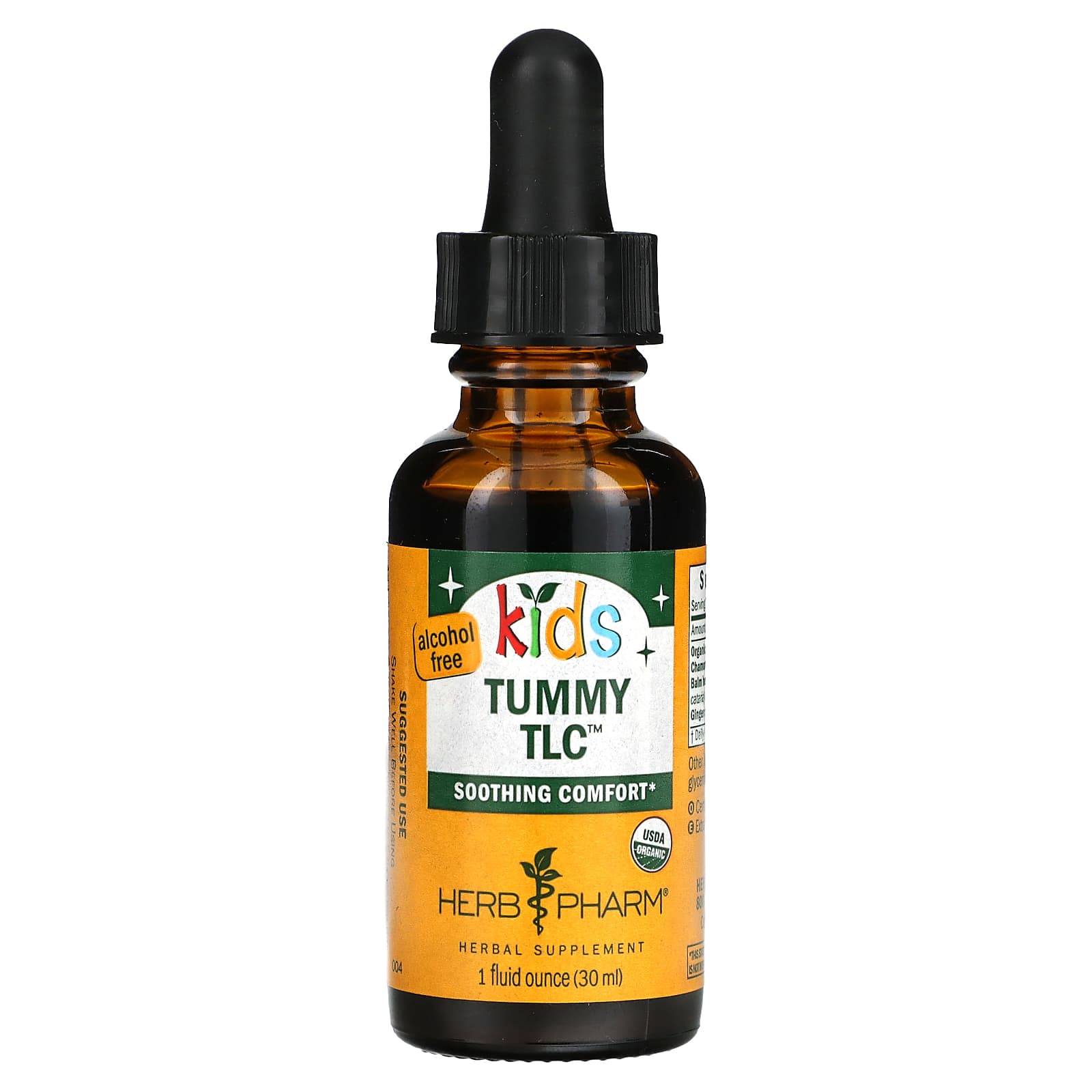 Herb Pharm-Kids Tummy TLC-Alcohol Free-1 fl oz (30 ml)