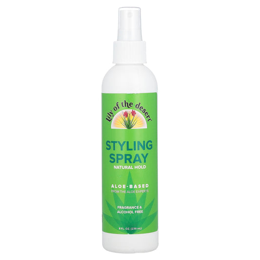 Lily of the Desert-Styling Spray-Natural Hold-Fragrance Free-8 fl oz (236 ml)