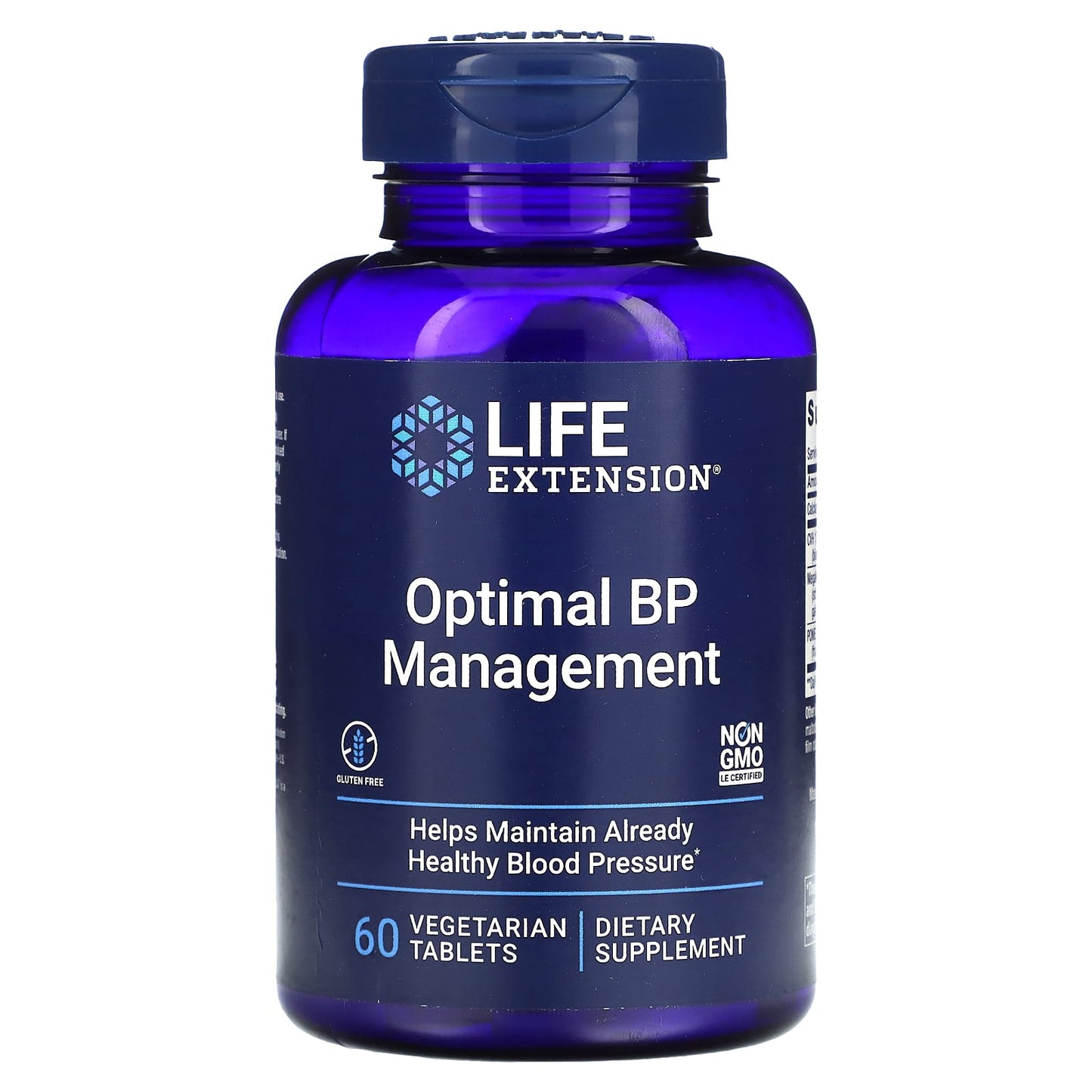 Life Extension-Optimal BP Management-60 Vegetarian Tablets