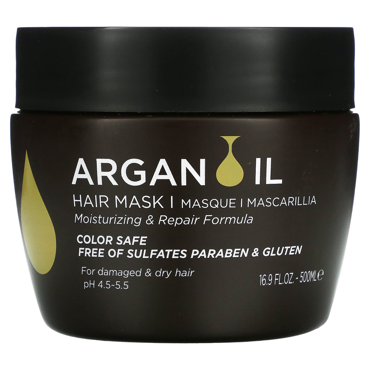 Luseta Beauty-Argan Oil Hair Mask-16.9 fl oz (500 ml)