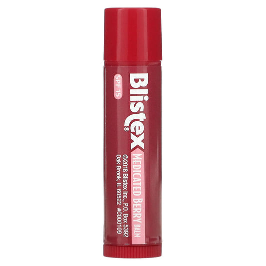 Blistex-Medicated Lip Protectant/Sunscreen-SPF 15-Berry-0.15 oz (4.25 g)