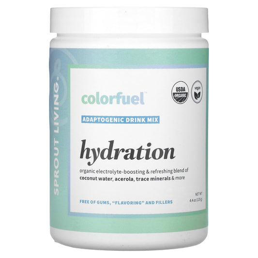 Sprout Living-Colorfuel-Adaptogenic Drink Mix-Hydration-4.4 oz (125 g)