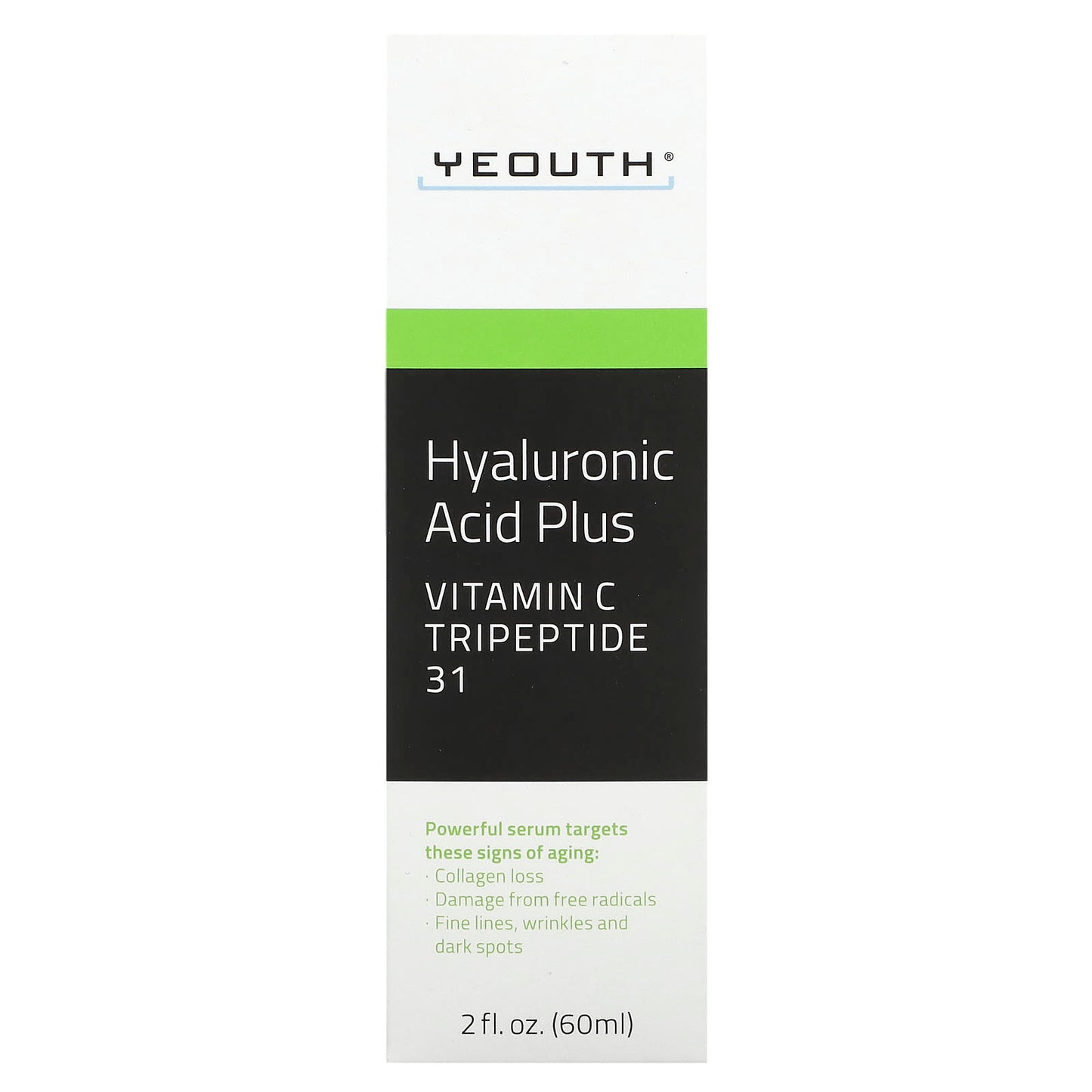 Yeouth, Hyaluronic Acid Plus, 2 fl oz (60 ml)