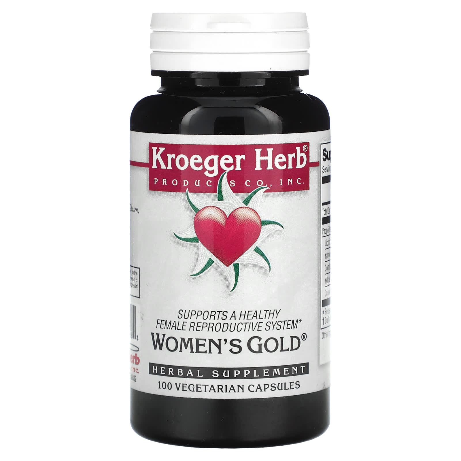 Kroeger Herb Co-Women's Gold-100 Vegetarian Capsules