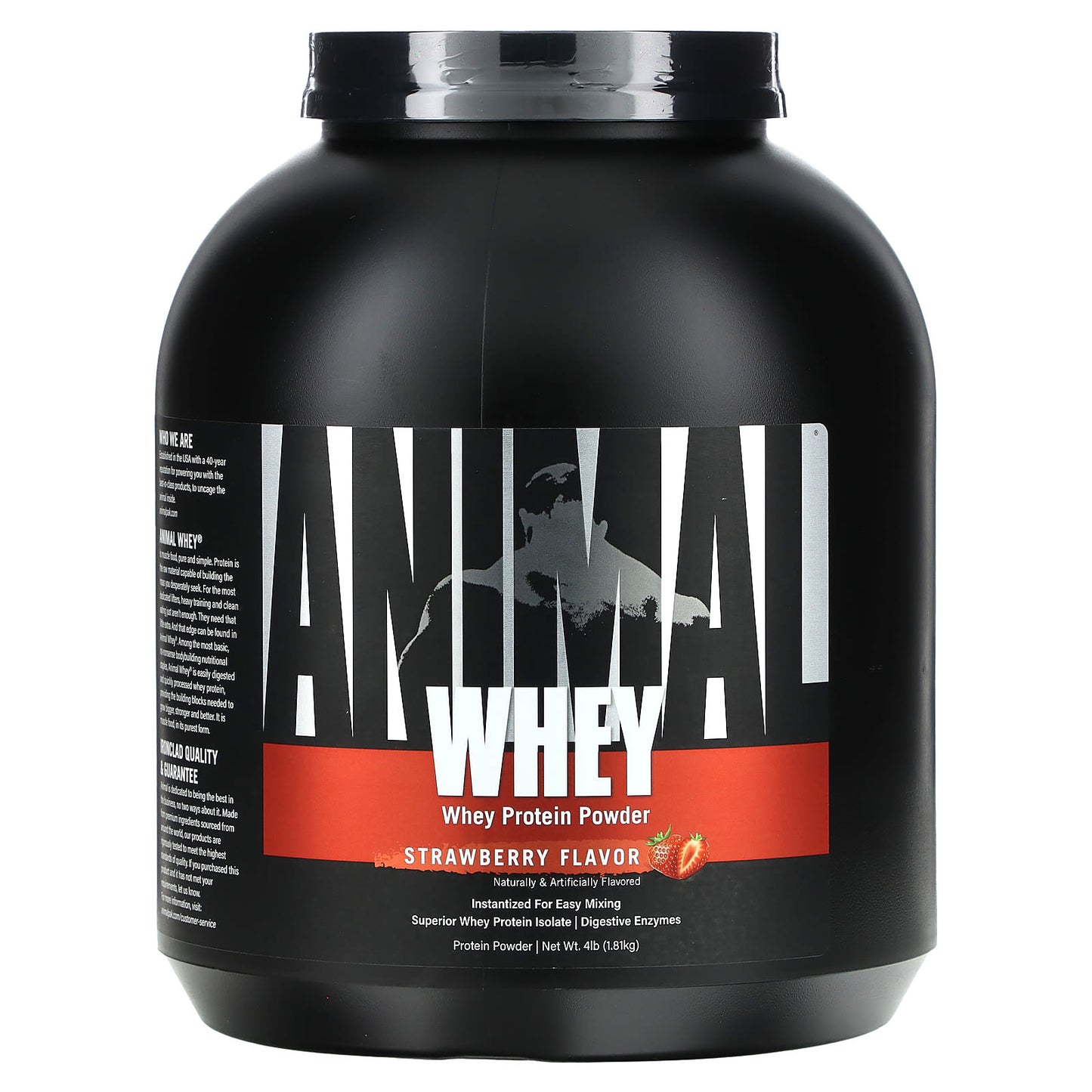 Animal-Whey Protein Powder-Strawberry-4 lb (1.81 kg)