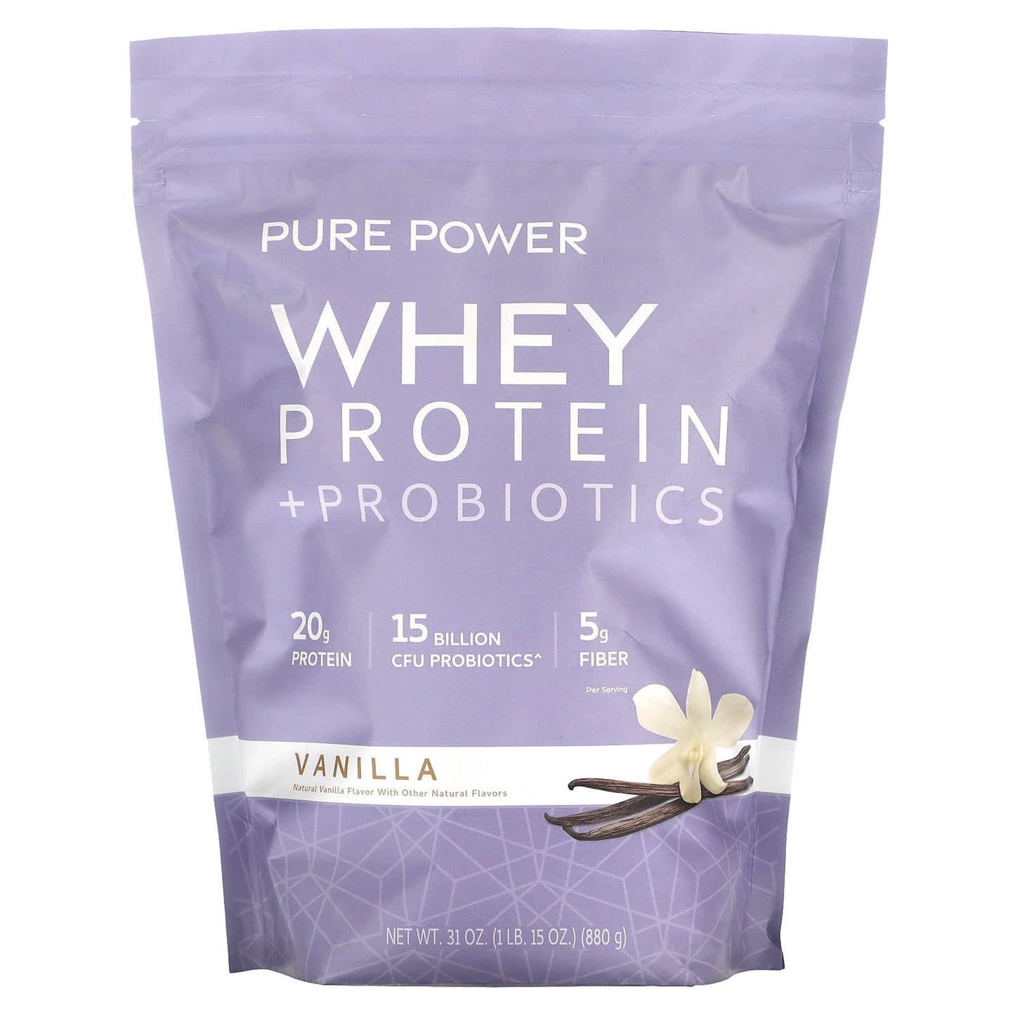 Dr. Mercola-Pure Power-Whey Protein + Probiotics-Vanilla-1 lb 15 oz (880 g)