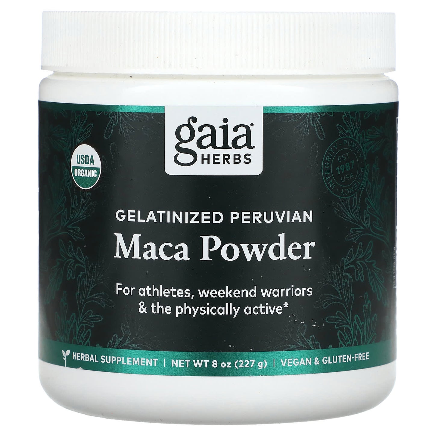 Gaia Herbs-Gelatinized Peruvian Maca Powder-8 oz (227 g)