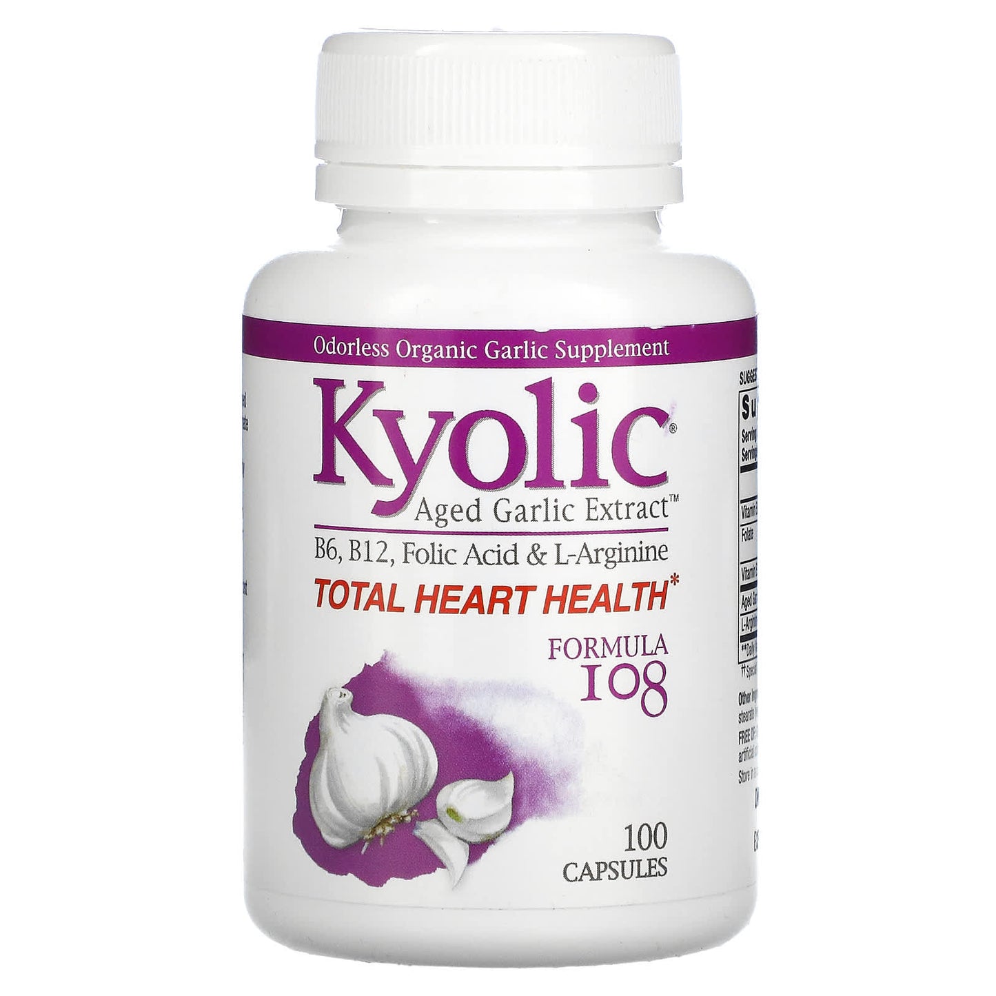 Kyolic-Aged Garlic Extract-Formula 108-100 Capsules