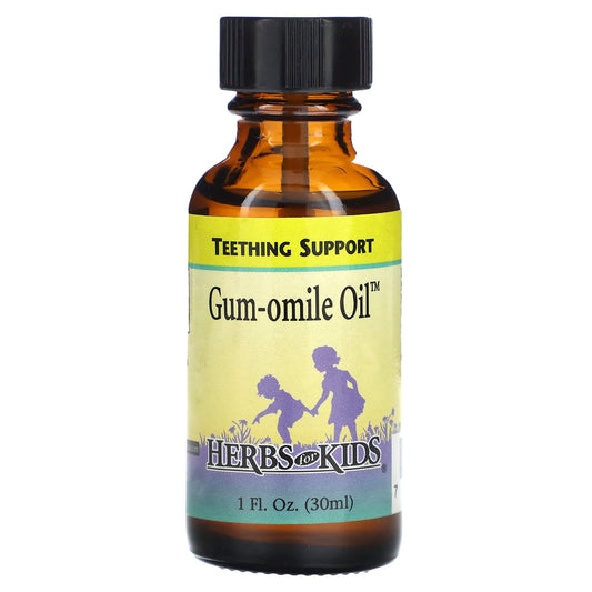 Herbs for Kids-Gum-omile Oil-Alcohol-Free-1 fl oz (30 ml)