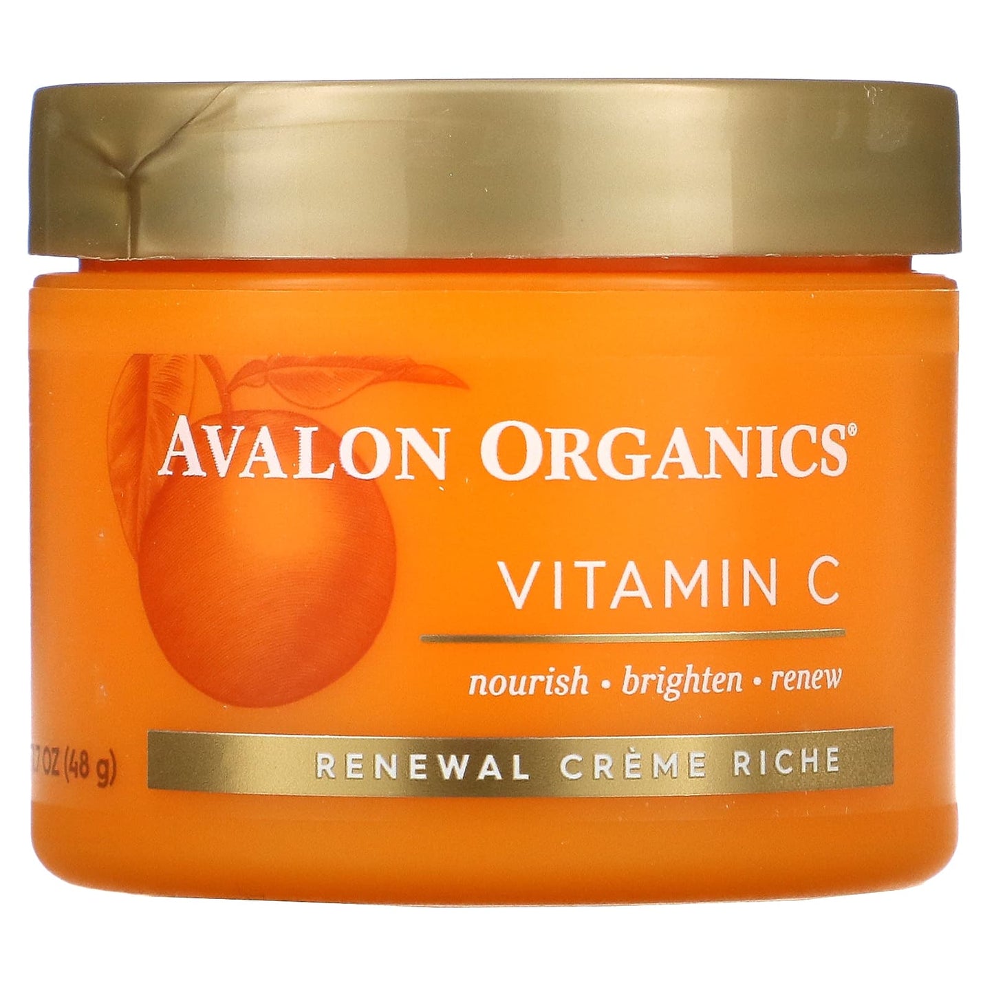 Avalon Organics-Vitamin C-Renewal Creme Riche-1.7 oz (48 g)