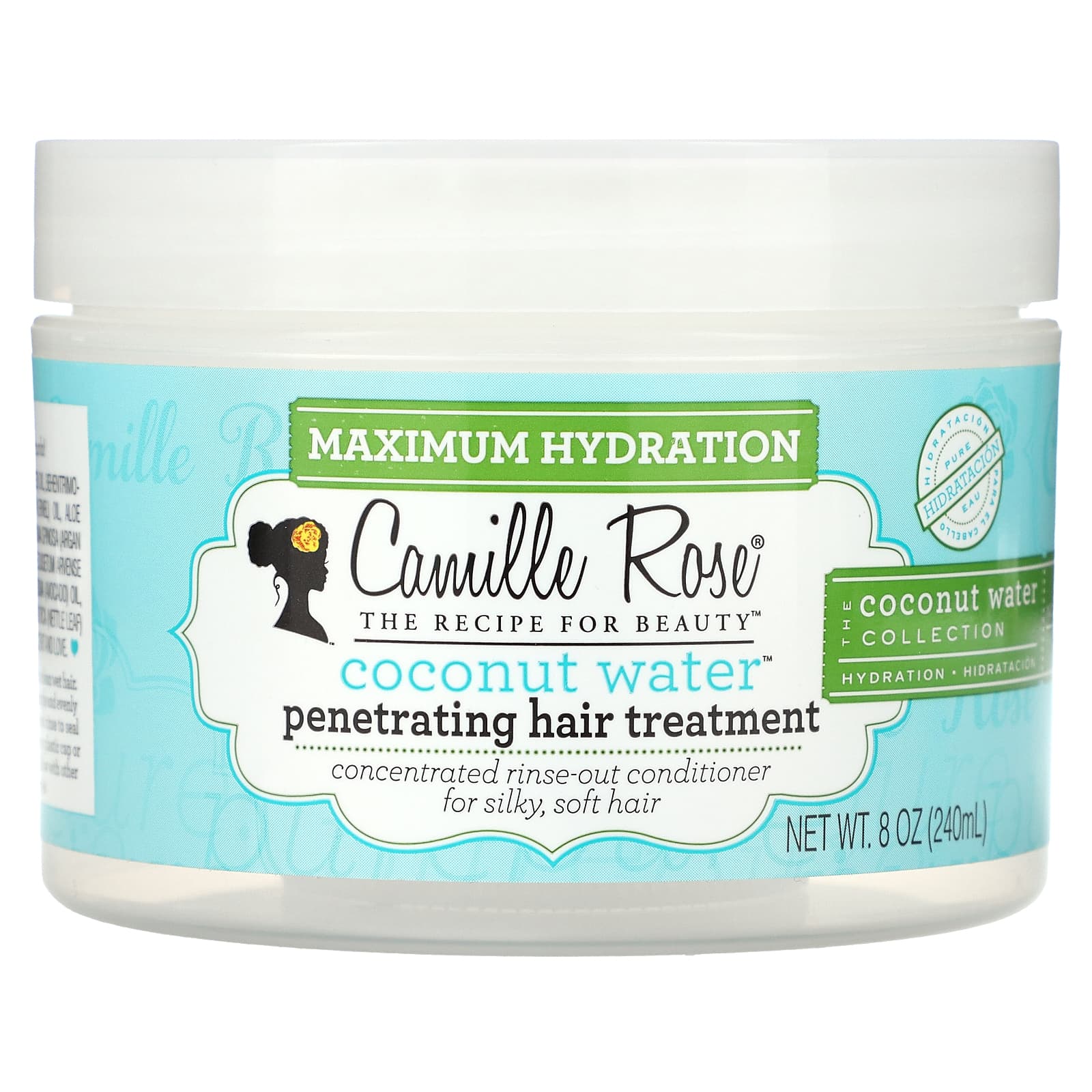 Camille Rose-Coconut Water-Penetrating Hair Treatment-Maximum Hydration-8 oz (240 ml)