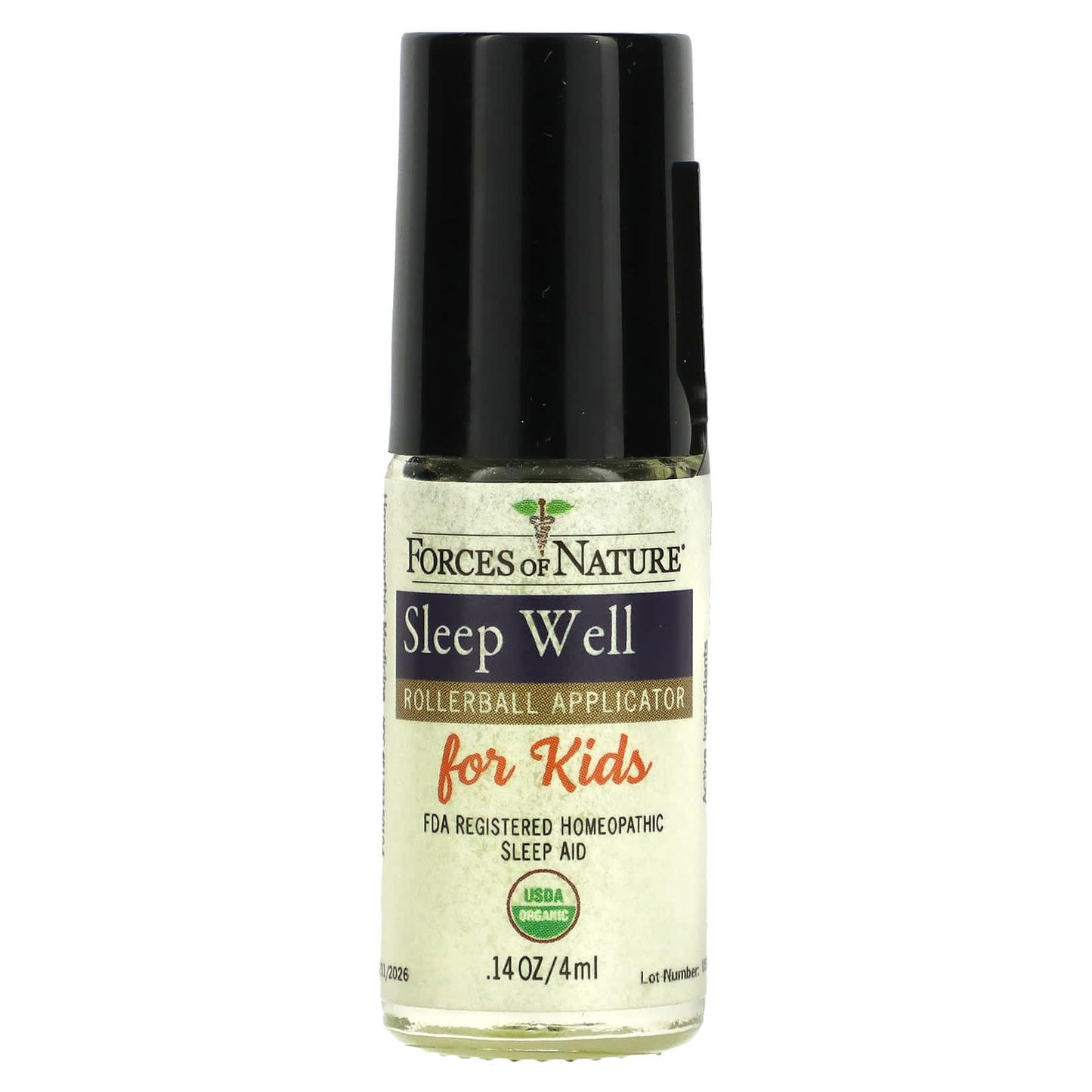 Forces of Nature, Sleep Well Organic Plant Medicine, For Kids, 0.14 fl oz (4 ml)