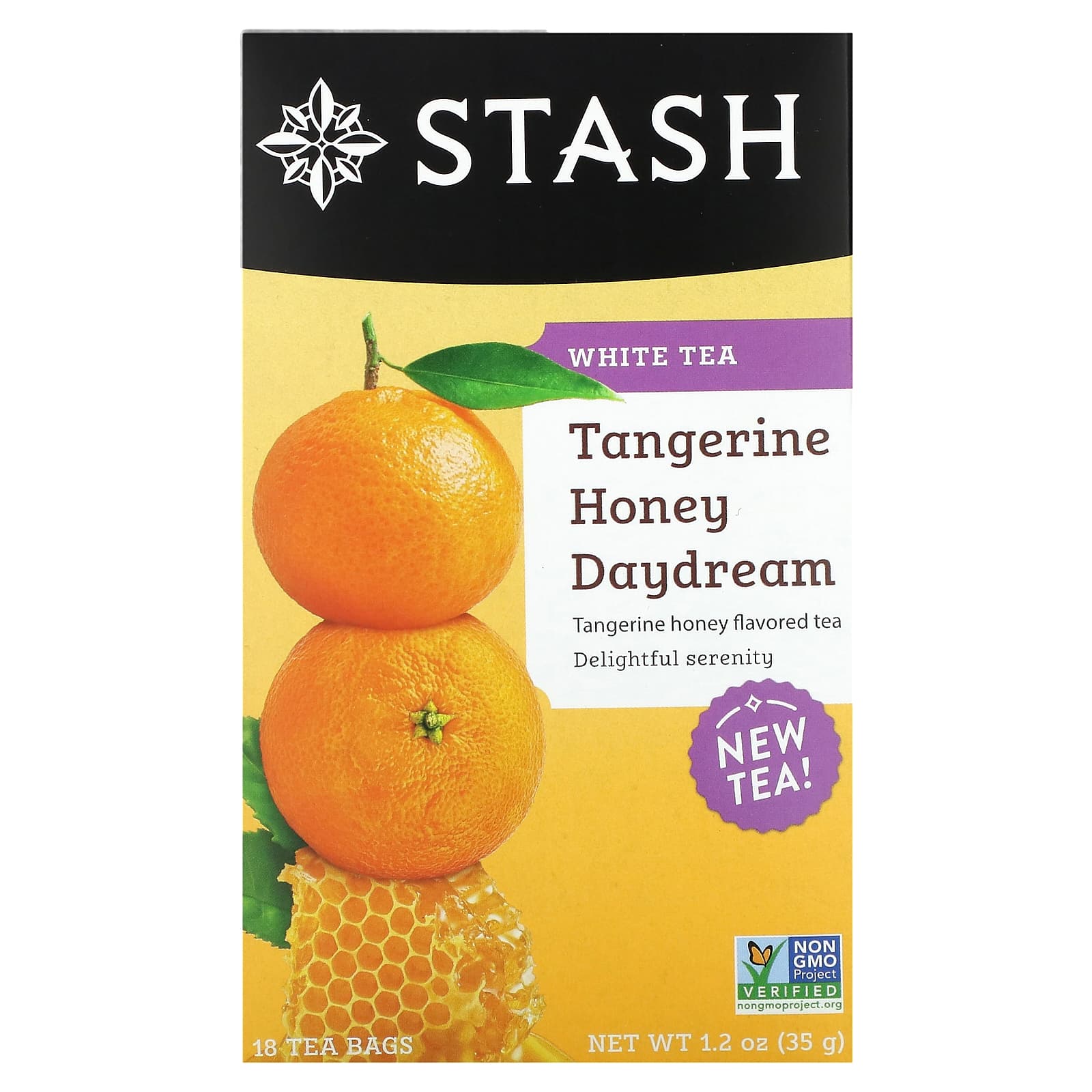 Stash Tea-White Tea-Tangerine Honey Daydream -18 Tea Bags-1.2 oz (35 g)