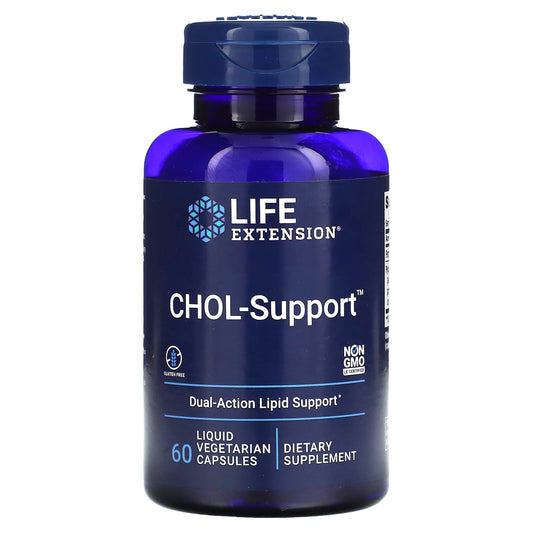 Life Extension-CHOL-Support-60 Liquid Vegetarian Capsules