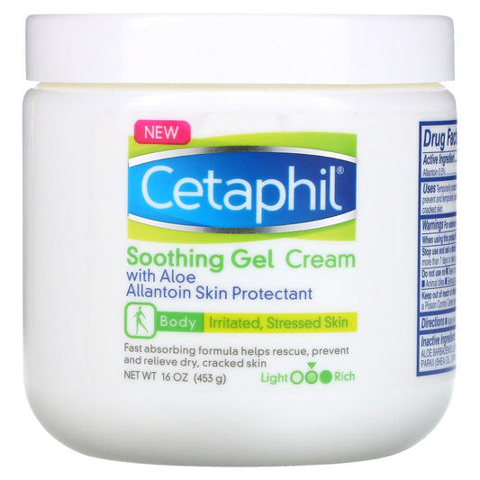 Cetaphil-Soothing Gel Cream with Aloe-Medium-Fragrance Free-16 oz (453 g)