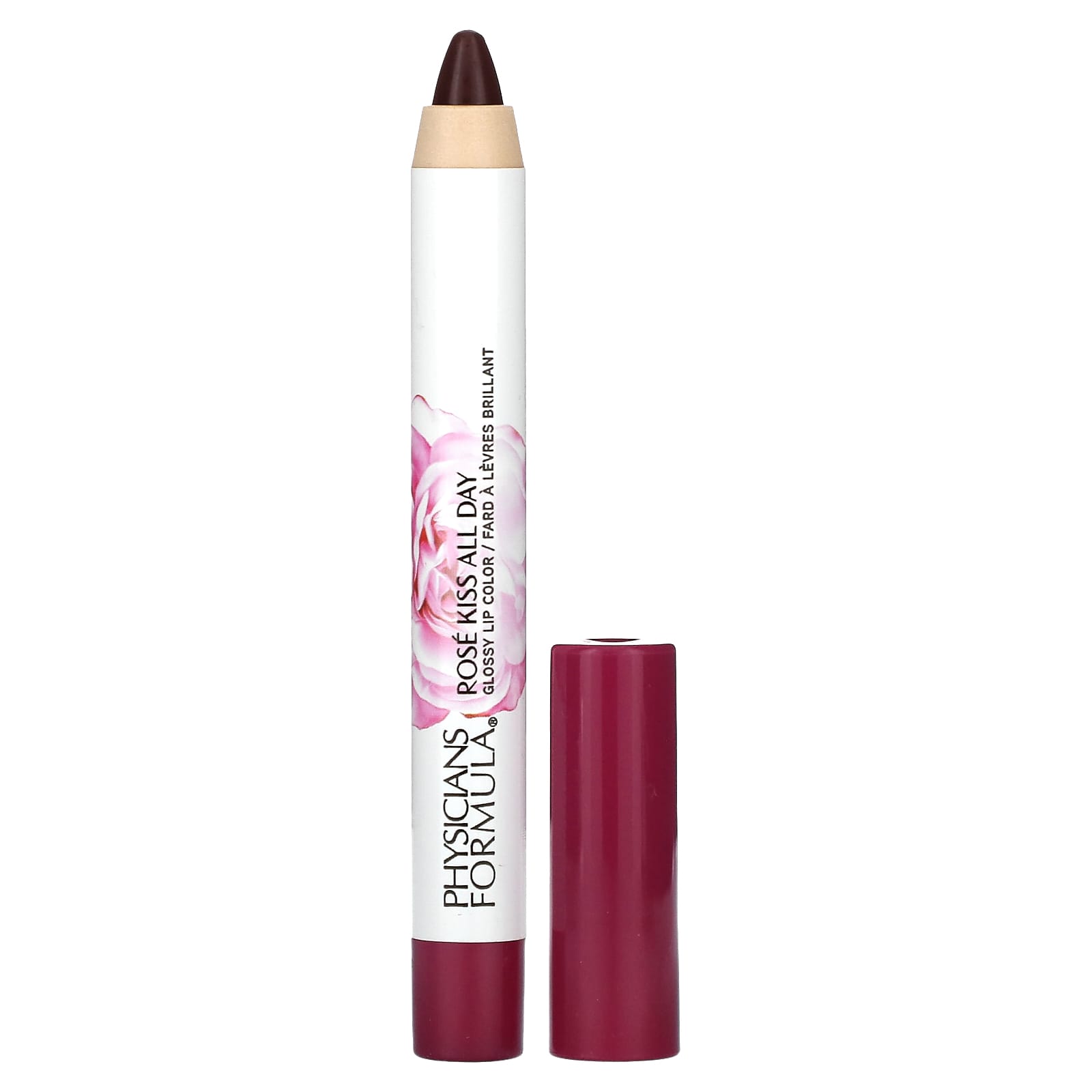 Physicians Formula-Rosé Kiss All Day-Glossy Lip Color-1711507 XOXO-0.15 oz (4.3 g)