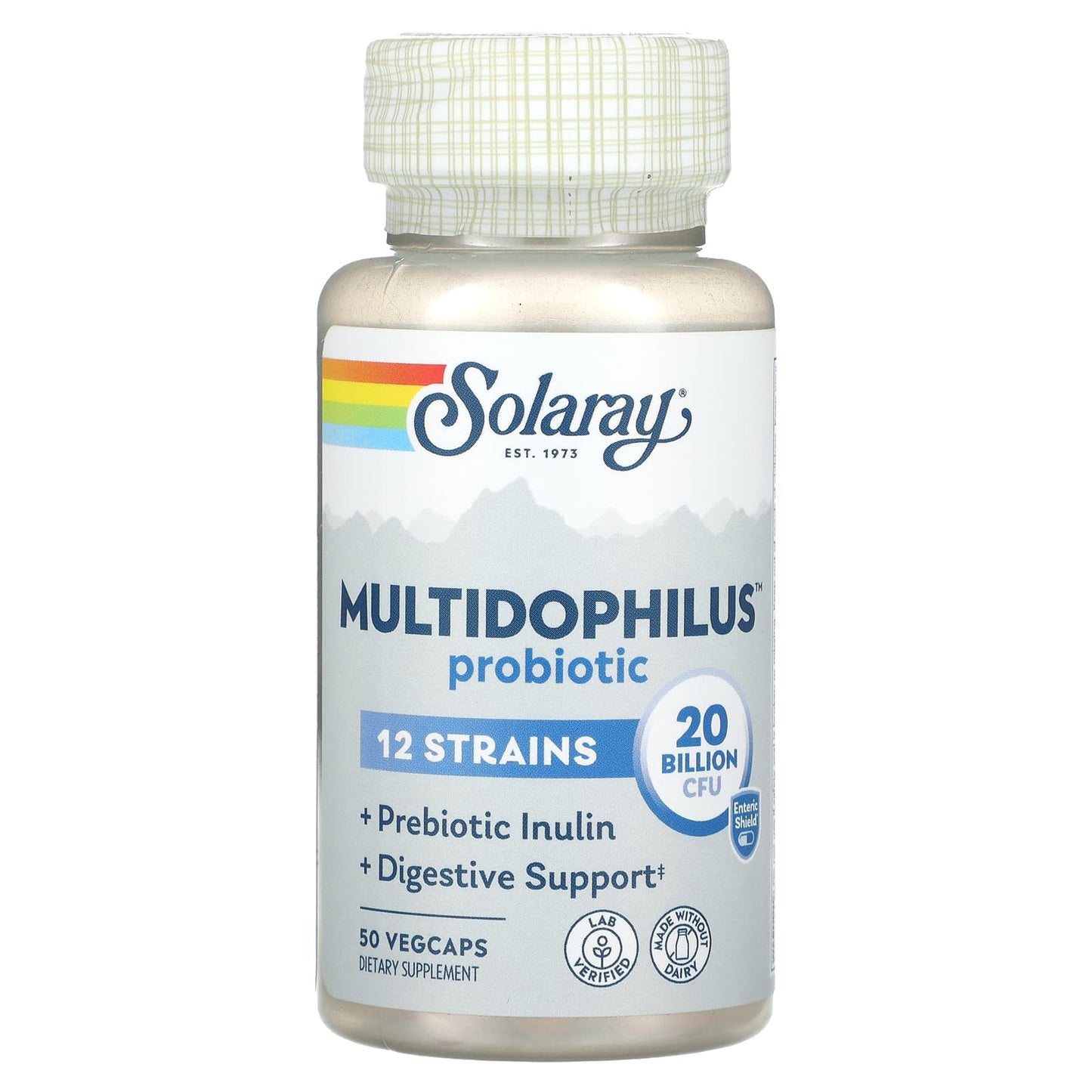 Solaray-Multidophilus Probiotic-20 Billion CFU-50 VegCaps