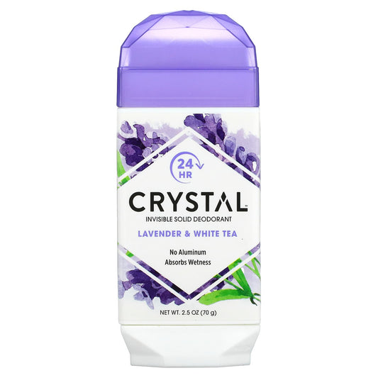 Crystal-Invisible Solid Deodorant-Lavender & White Tea-2.5 oz (70 g)