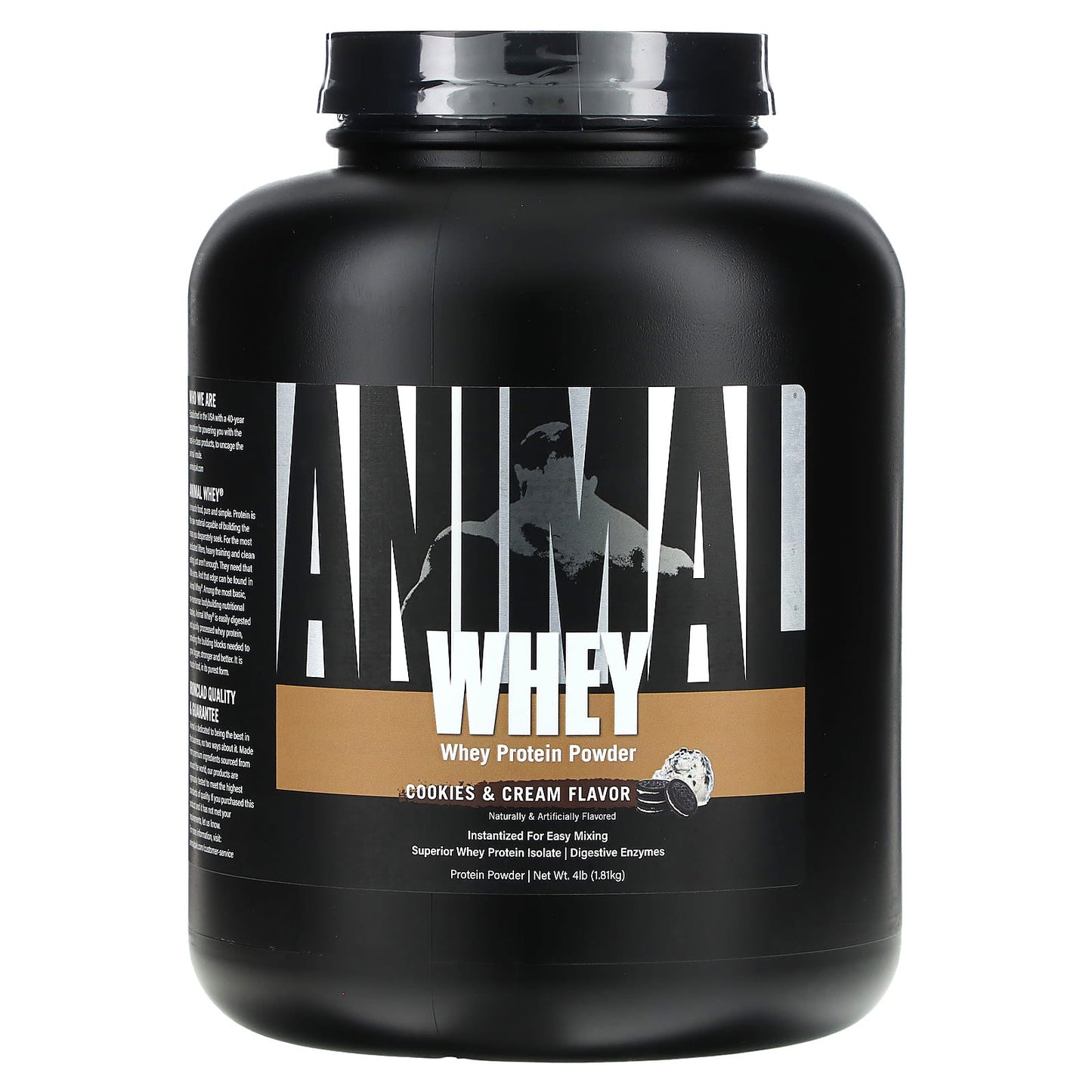 Animal-Whey Protein Powder-Cookie & Cream-4 lb (1.81 kg)