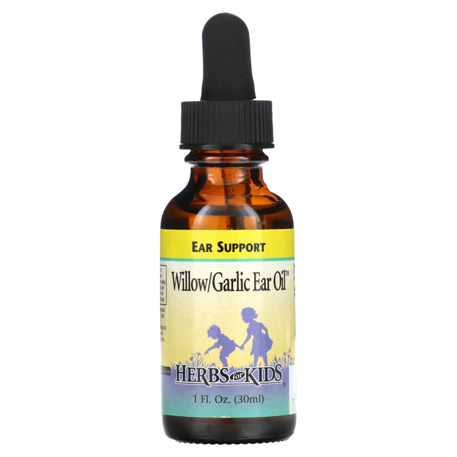 Herbs for Kids-Willow/Garlic Ear Oil-Alcohol-Free-1 fl oz (30 ml)