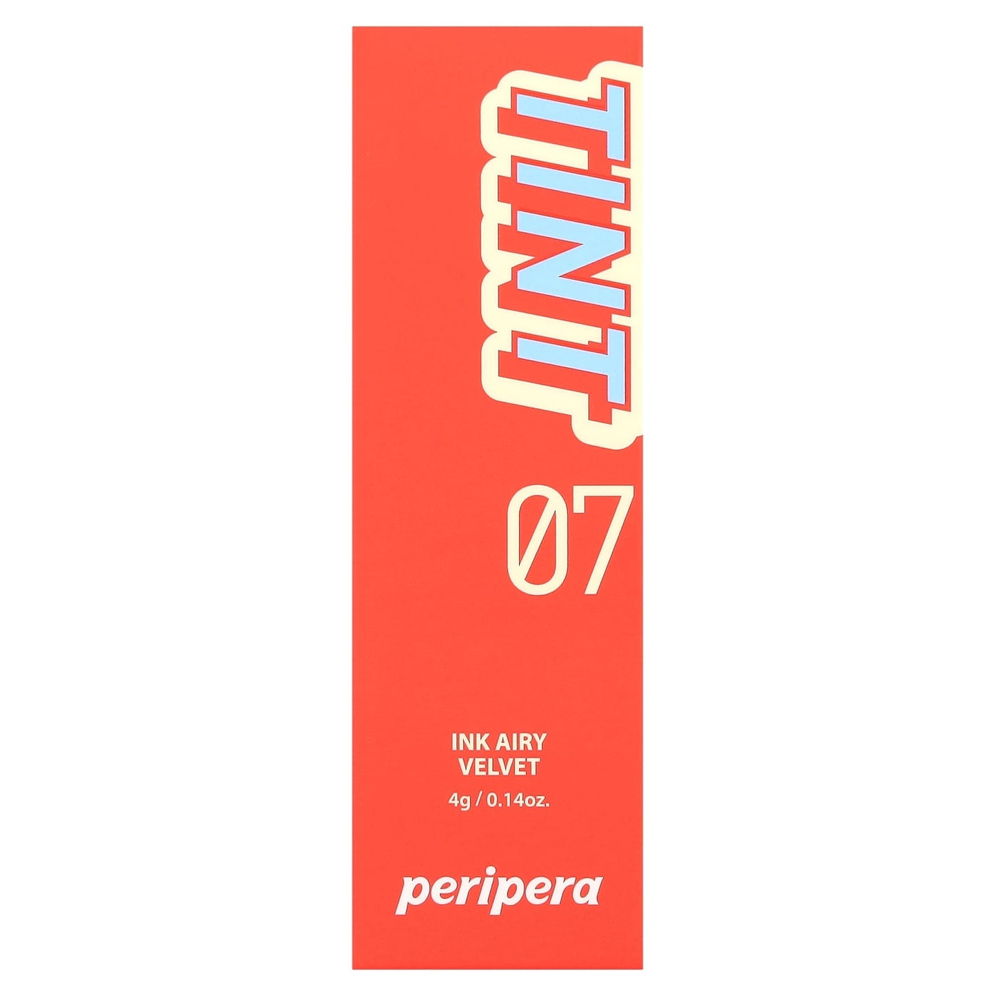 Peripera, Ink Airy Velvet Lip Tint, 07 Heart Grapefruit, 0.14 oz (4 g)