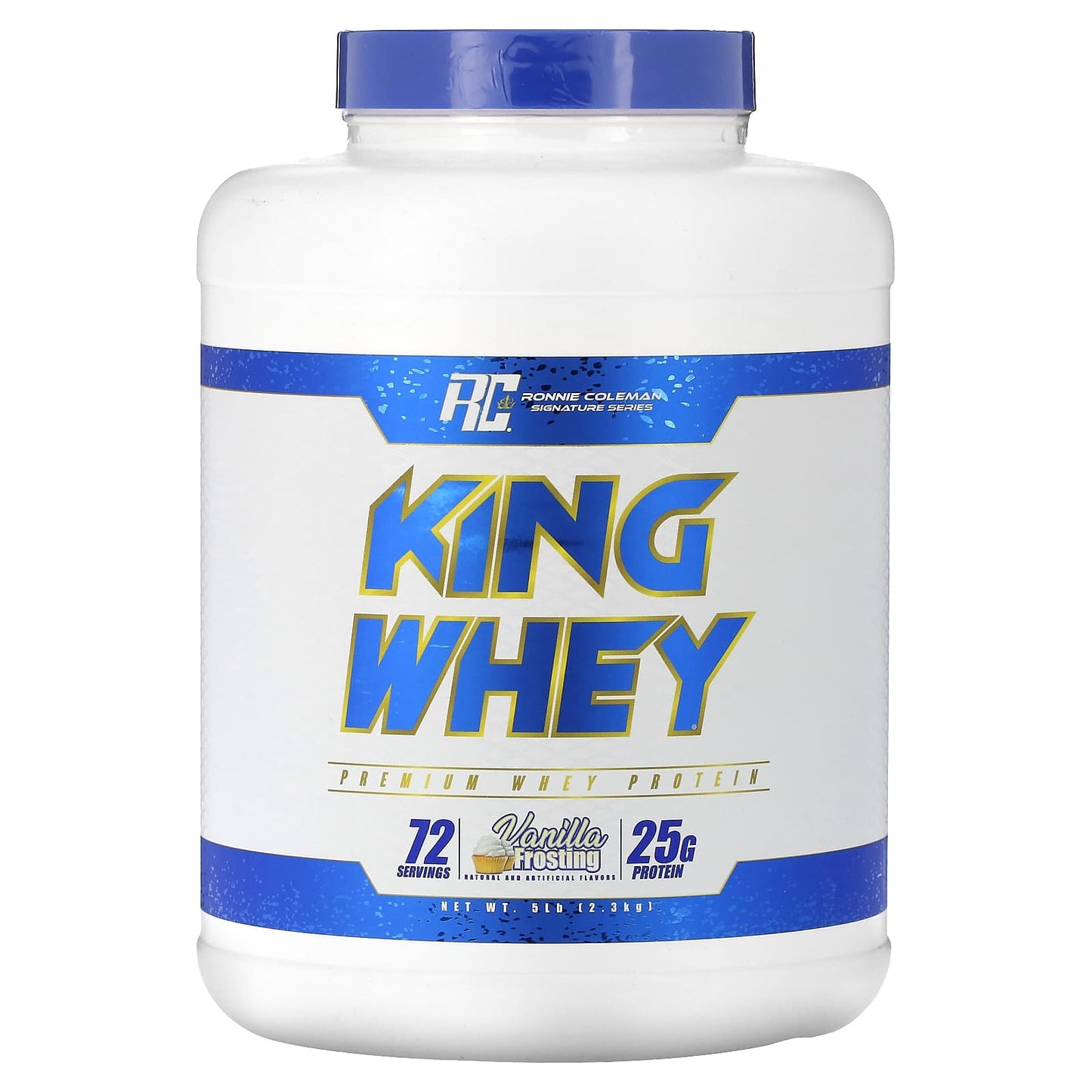 Ronnie Coleman-Signature Series-King Whey-Vanilla Frosting-5 lb (2.3 kg)