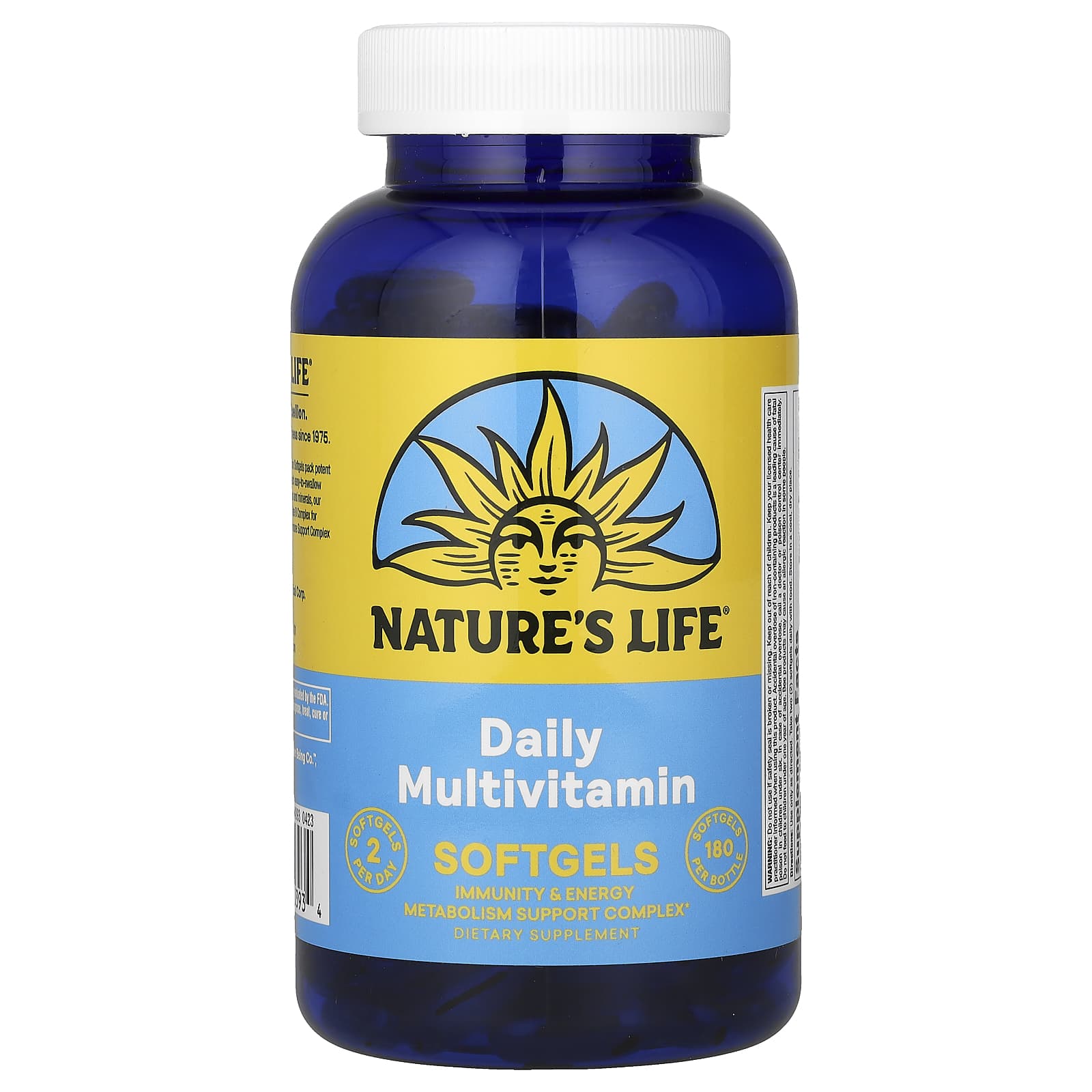 Nature's Life-Daily Multivitamin Softgels-180 Softgels