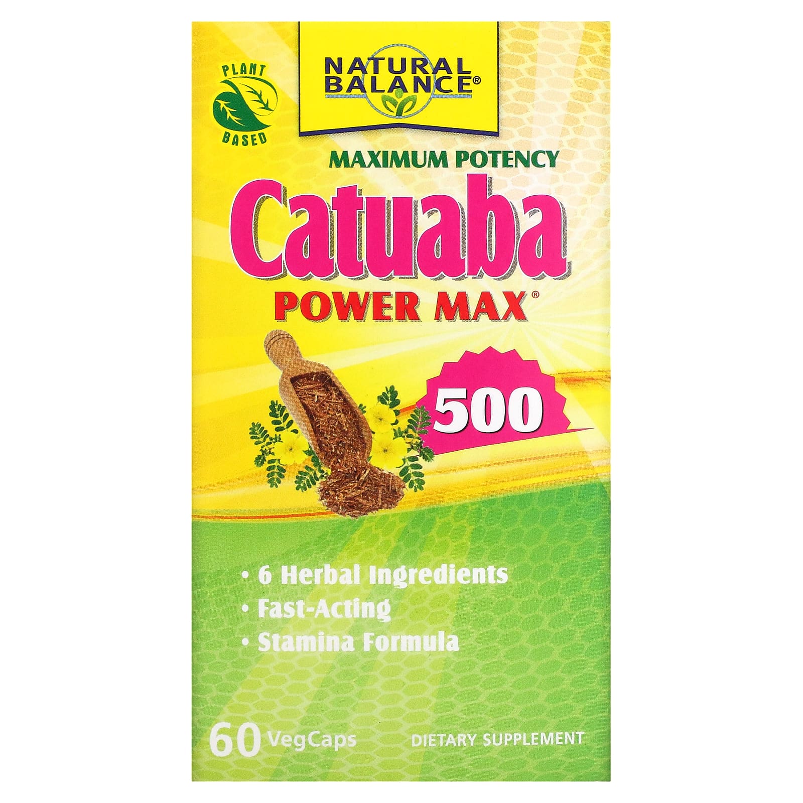 Natural Balance-Maximum Potency Catuaba Power Max 500-60 VegCaps