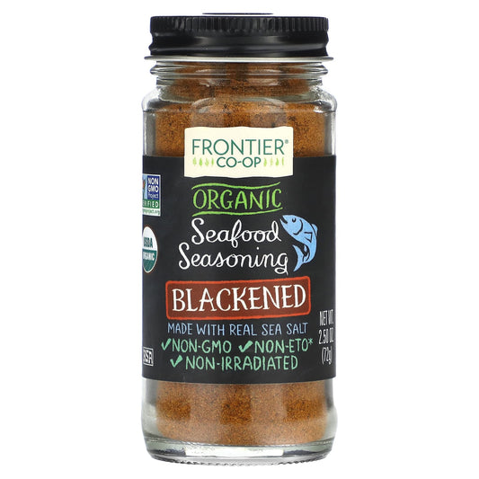 Frontier Co-op-Organic Seafood Seasoning-Blackened-2.5 oz (72 g)